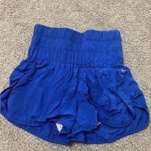 Free people Movement Blue Women's Shorts (Rip in Side-shown)